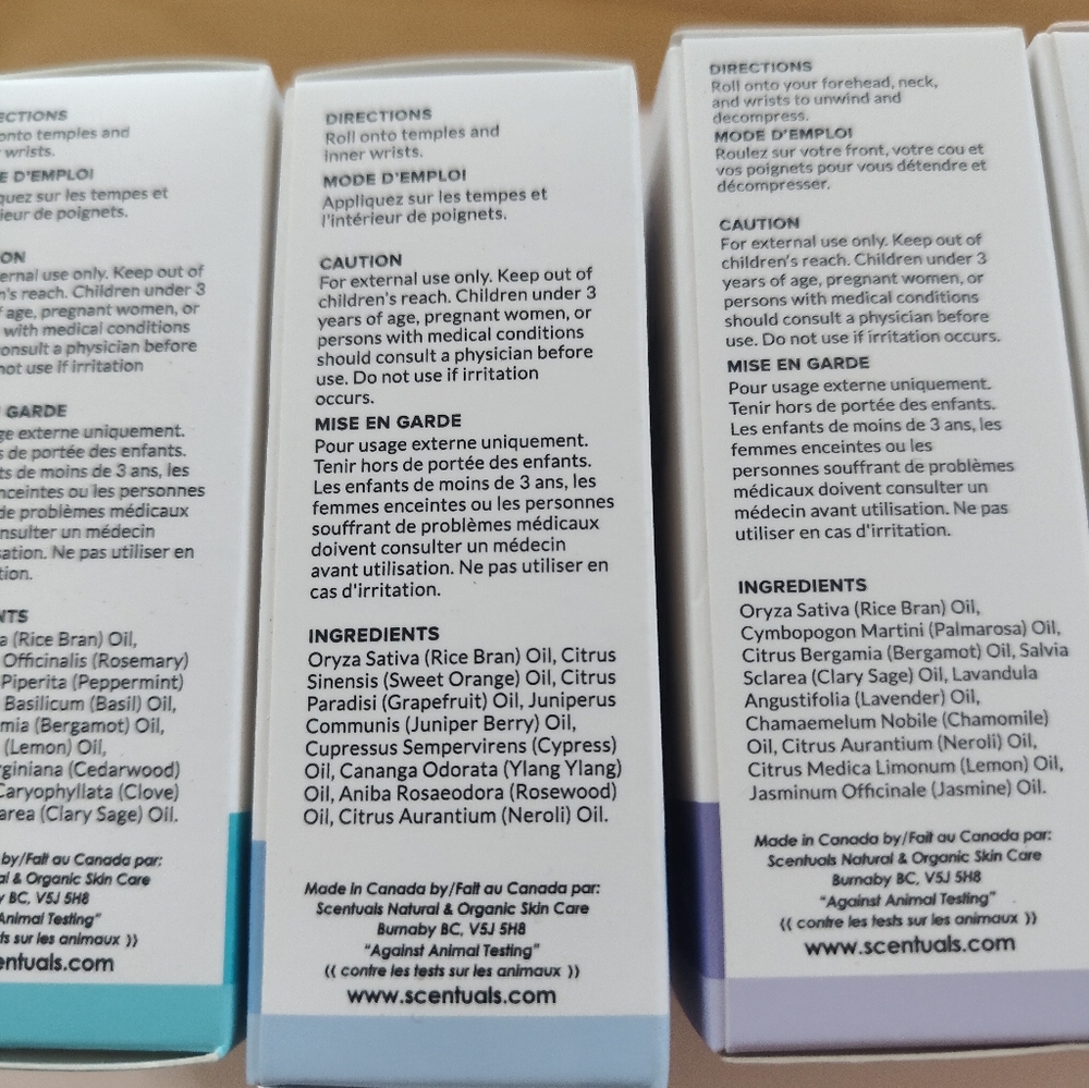 Scentuals 100% Natural Aromatherapy Roll-on Essential Oils - Picture 13 of 16